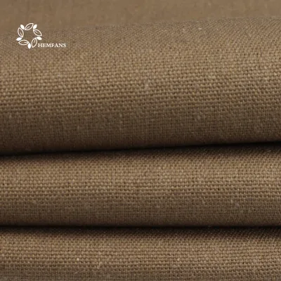 Eco-Friendly 10 oz Hemp 55%/RPET 45% Canvas Jersey Fabric Wicking Yarn Dyed for Girls' T-Shirts Boys' Skirts Shopping Bag Use