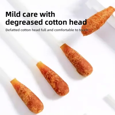 Jiaxin Sterile Ozone Soaked Cotton Stick Individual Packaging Oiodophor Liquid Filled Swab Medical Class II CE Certified 4inch