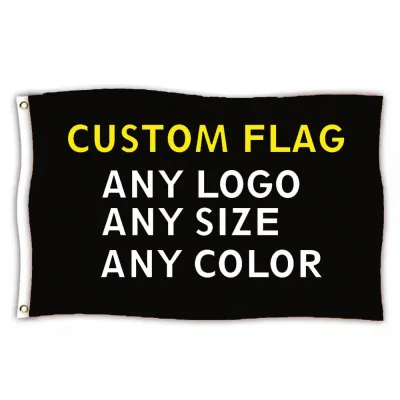 100D/200D/300D Polyester 12 X 18 Inch Buy Outdoor Custom Flags 3x5 for Group Events