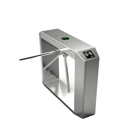 304 Stainless Steel Portable Semi-automatic Indoor and Outdoor Security Fentrance Exit IC Card Swiping Electric Tripod Turnstile