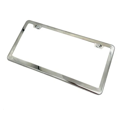 Custom Chrome Bangladesh Car Plate Standard Size License Plate Frame Stainless Steel