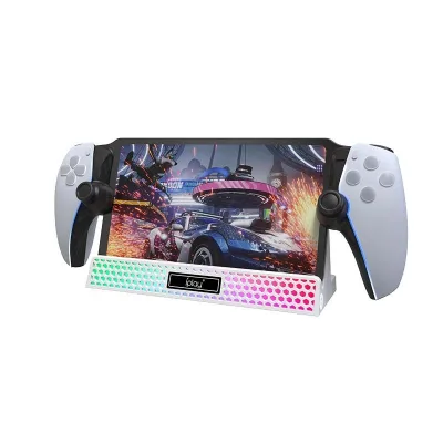 HBP-614 RGB Light RGB LED Charging Stand Station Type C Portal Charger with Comfortable Bracket Game Accessories