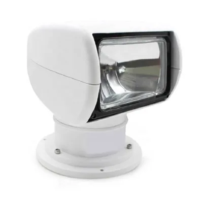 Little Dolphin Marine Fixed Searchlight 100W 12V White Waterproof Long-range Light for Boats Marine Forces Light