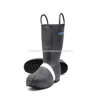 High Quality Safety Steel Toe Anti-smash Flame Retardant Firefighter Boots
