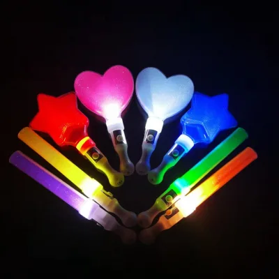 Hstyle Glow Sticks Party Supplies Led Light Sticks Glow Batons Glow in the Dark Cheering and Shouting Support Sticks SL021