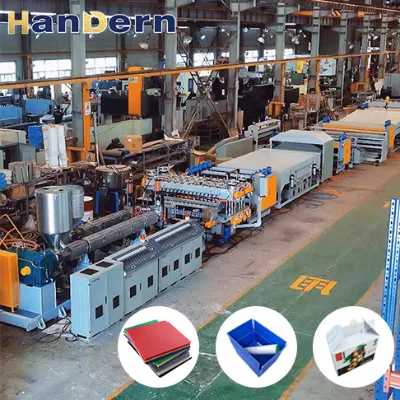 High-Speed PE/PC/PP Twin Screw Hollow Sheet Production Line with Pump for Corrugated Packaging Board-Eco-Friendly