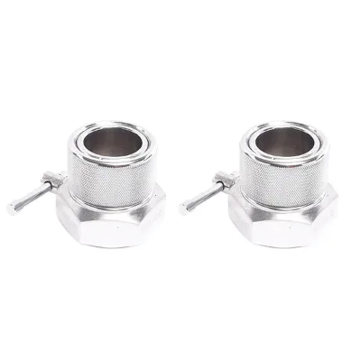 2.5kgs / 5lbs Steel Klokov 2inch Weightlifting Collars, Pair for Competition Use With Auto Lock Pin and Magnetic