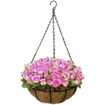 African Seagrass Wall Decor Diameter Hanging Orchid Basket Salon 3 Tier Plant Stand Outdoor Bamboo Decoration Set for Home