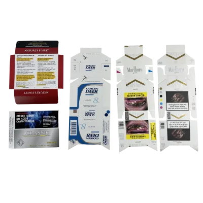 Cigarette Box Packaging Materials for Non Tobacco Materials