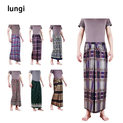 High Quality Cotton Lungi Comfortable Asian Clothing for Men with Beautiful Design Popular Bangladeshi Dress