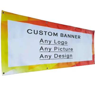 Custom Outdoor Printing Media Pvc Advertising Material Baby Shower Festival Tarpaulin Banner