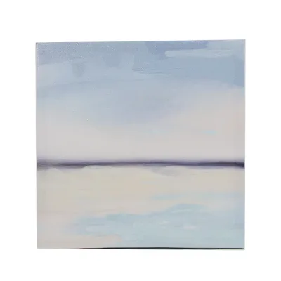 Wholesale Modern Nordic Simple Abstract Seascape Canvas Art Digital Printing Oil Painting for Wall Decor 2 Pcs Watercolor Medium