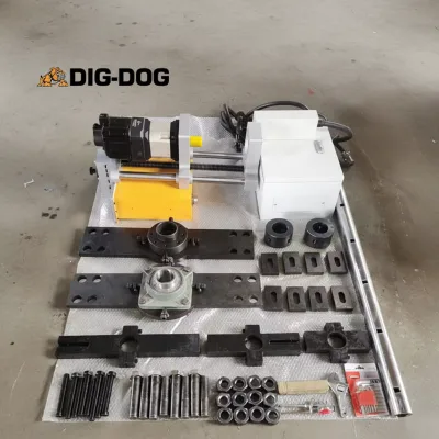 BONOVO Semi Automatic Portable Line Boring Machine 45-220mm Work Range Alloy Steel Engine Core 1-100 Ton Excavator Use AC 220V