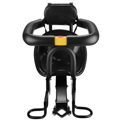 Baby Front Seat Safety Child Bicycle Seat Bike Kids Saddle with Foot Pedals Support Back Rest for MTB Road Bike