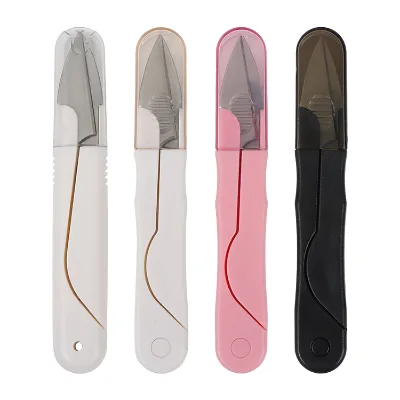 Fashionable Portable Sewing Accessory Embroidery Portable Scissors Scissors with Cove Thread Snips for Convenient Sewing