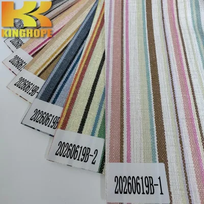 Kinghope ST09 Color Vertical Fine Stripe Anti-Abrasion Waterproof Artificial Leather for Shoes Upper