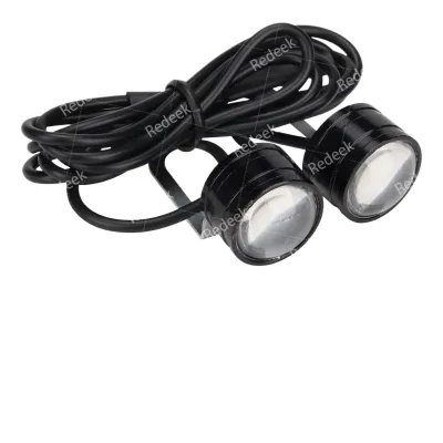 Super Bright LED12V Motorcycle Rear Tail Mirror Light 7 Colors Flashing Strobe Lamp DRL Daytime Running Motorbike Decor Light