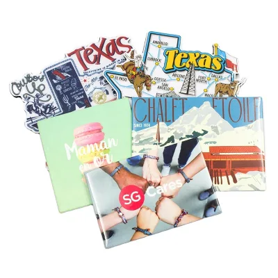 Fast Delivery Tinplate Fridge Magnets Eco-Friendly Refrigerator Magnet Perfect Souvenir Gifts for Travelers & Collectors