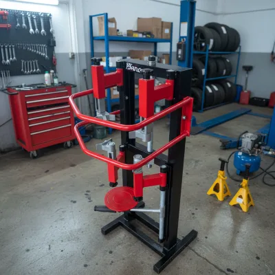 Steel Manual Hydraulic Shock Absorber Spring Compressor Tool for Automotive Disassembly and Assembly