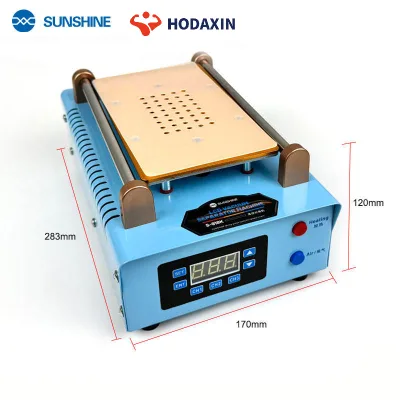 Sunshine S-918k Display Glass Removing Glue Cleaning Tools Heating Plate Vacuum LCD Separator Machine for Mobile Phone Repair