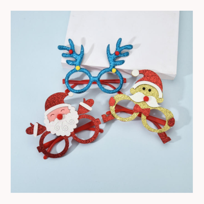 Christmas Decorations New Year Kids Gift Santa Claus Xmas Tree Elk Christmas Glasses Party Supplies