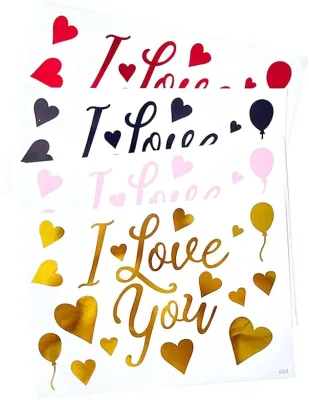 Anniversary Graduation Happy Birthday Sticker Wedding Decoration Number Letter Sticker Clear Bobo Balloon Stickers