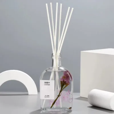 270ml Large Capacity Luxury Oil Unique Design Aromatic Reed Diffuser Hotel Essential Glass Bottle