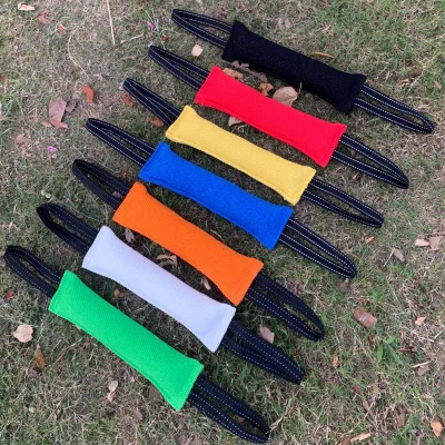 Natural Durable Pet Training Resistant Stick Teeth Grinding Linen Pillow Durable Dog Bite Tug Chew Toys