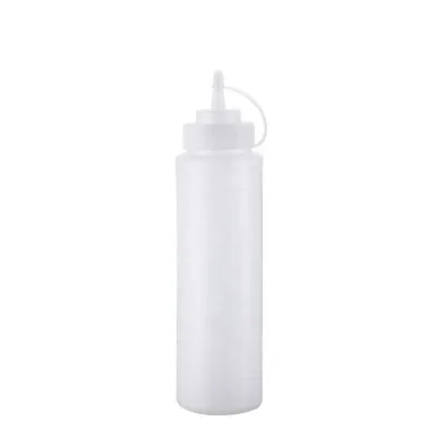 Multipurpose Plastic Squirt Bottle Squeeze Condiment Bottle with Discrete Measurements