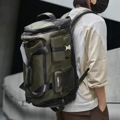 2025 Trendy Fashion Unisex Lightweight Polyester Duffle Bag Zipper Closure Large Capacity for Sport Travel Gym Use Shoe