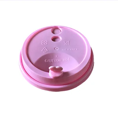 90mm Caliber Smart Lids Food Grade PP Plastic Eco-Friendly Milk Tea/Coffee Cup Lid with Stopper Plug for Drinking
