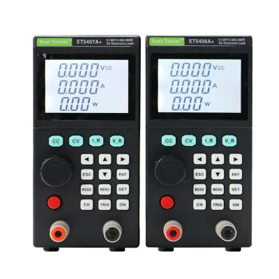 200W USB Programmable DC Electronic Load Tester 1mV/1mA Mini Battery Tester 8 Groups Test Function