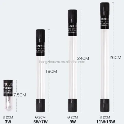 Aquarium Sterilizer 5w Uv Germicidal Lamp Submersible Ultraviolet Sterilizer Water Disinfection for Fish Tank