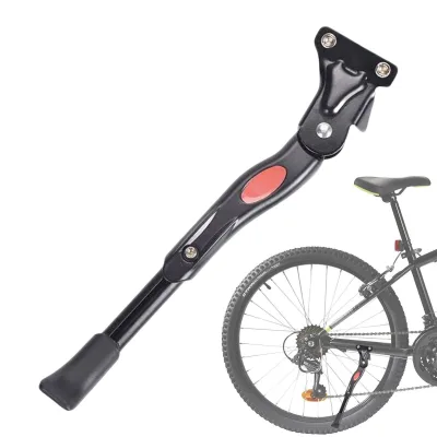 Adjustable 2-Hole Bicycle Kickstand for MTB & Road Bike Easy-to-Use Foot Support Electric Bike Parking Rack Mount