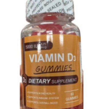 Direct-sale products from the source factory - Vitamin D3 Gummies, 60gummies
