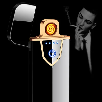 High Quality Metal USB Rechargeable Electric Smoking Lighters
