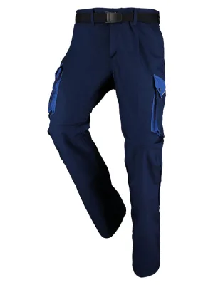 Wholesale Custom Logo Exquisite Workmanship Coal Mine Workwear Straight Canvas Mid Rise Waterproof Breathable Pleated Pants