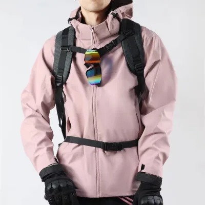 Unisex Reflective Hooded Zip-Up Winter Windbreaker Jacket Casual Waterproof Sport Training Stand Collar Thin Lightweight