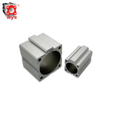 SDA Standard Pneumatic Components Inside Dimension20/25/32/40/50 Low Friction Assembly Line Hard Anodized Aluminum Tube