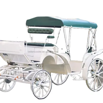 Electric Battery Power Cinderella Horse Drawn Wagons for Sale