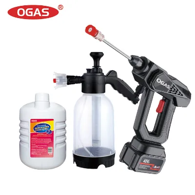 OGAS Car Detailing Wash Tool Kit with 2L Wash Wax Shampoo High Pressure Water Gun and Spray Kettle Car DIY Wash Cleaner Kit