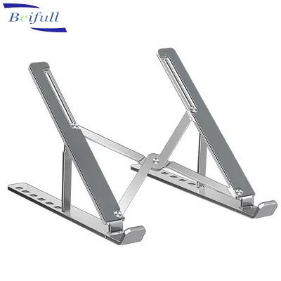 Portable Aluminum Adjustable Laptop Stand for macbook Pr with Notebook Holder Support 10 to 18 Inch PC