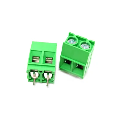 XiangRun Green Plastic+Copper Terminal Block 10.16mm Pitch 300V 65A 2P Pluggable Wire Connectors