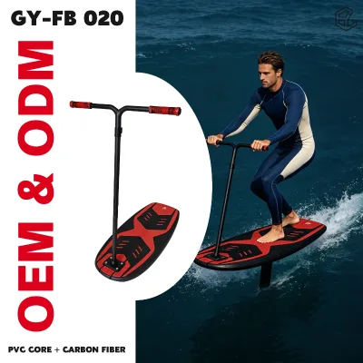 GY Adjustable Carbon Fiber Hydrofoil Board Handle Beginners Easy Balance Foil Scooter Design Unisex Ocean Waters Learning