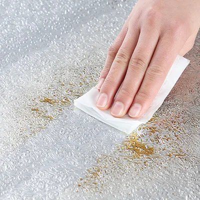 61*1000cm Self-Adhesive PVC Aluminum Oil Proof ECO-friendly Modern Fireproof Waterproof Kitchen Entertainment Household Use