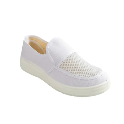 Hot Selling Professional Comfortable Breathable Durable Unisex White Canvas Esd Shoes