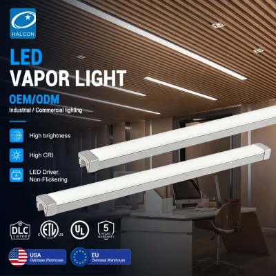 Halcon Lighting Waterproof Ip65 Indoor 4ft 8ft 36w 60w Led Tri-proof Tube Light