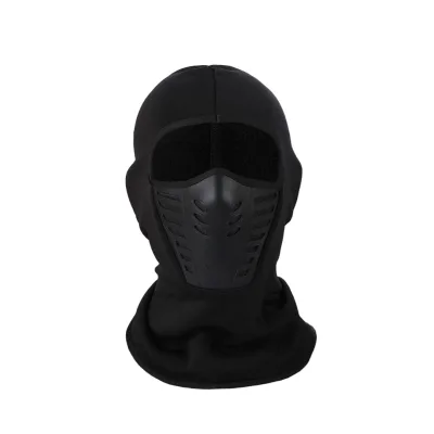 Winter Fleece-Lined Windproof Cap for Ski Outdoor Fishing Motorcycle Helmet Warm Neck Protection for Cycling Mountaineering Cap