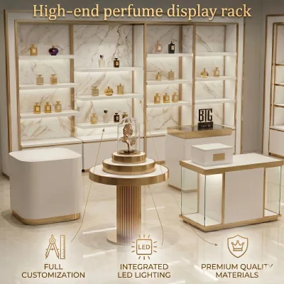 Rotating Acrylic Perfume Display Cabinet Rotating Perfume Display Showcase Revolving Glass Perfume Display Cabinet
