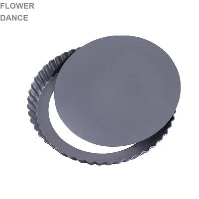 9 Inch Eco-Friendly Carbon Steel Round Non-Stick Tart Pans & Quiche Pan with Removable Bottom Tart Molds for Baking